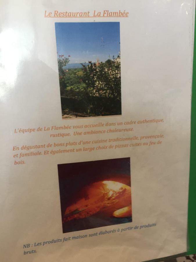La Flambee Otel Bonnieux Dış mekan fotoğraf